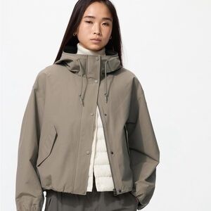 Women’s Taupe Jacket Uniqlo
